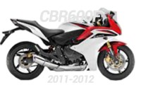 11-12 CBR600F Carénages