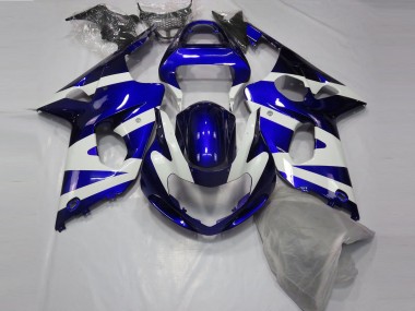00-02 Bleu Brillant & Blanc GSXR 1000 Carénage Moto