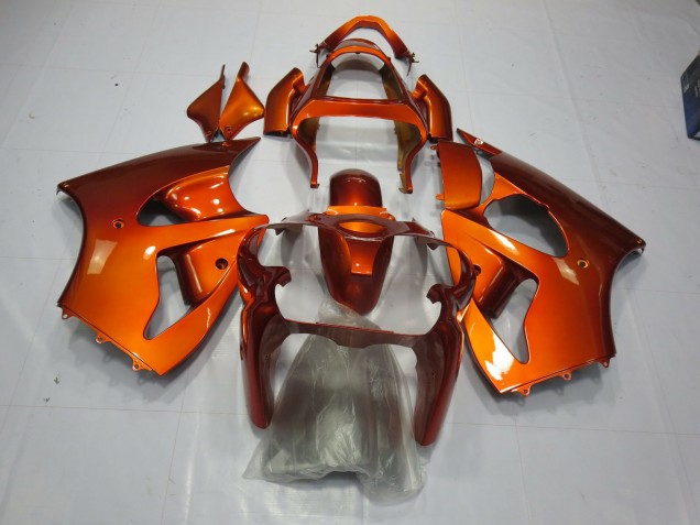 00-02 Orange ZX6R Carénage Moto 00-02 Orange ZX6R Carénage Moto