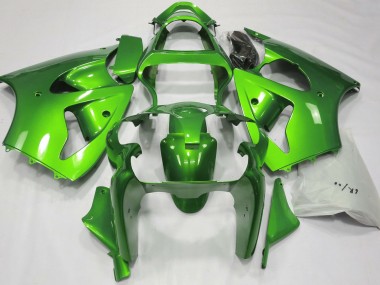 00-02 Vert Métallisé ZX6R Carénage Moto