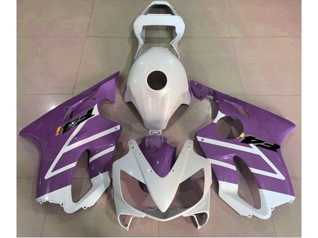 01-03 Blanc Brillant & Violet CBR600 F4i Carénage Moto