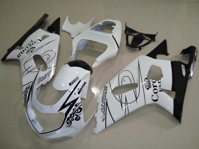 01-03 Blanc Corona GSXR 600-750 Carénage Moto 01-03 Blanc Corona GSXR 600-750 Carénage Moto