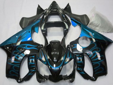 01-03 Bleu Clair Flamme CBR600 F4i Carénage Moto