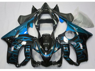 01-03 Bleu Clair Flamme CBR600 F4i Carénage Moto