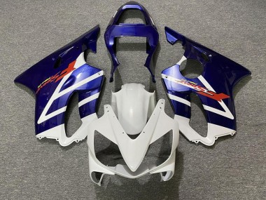 01-03 Bleu Profond & Blanc CBR600 F4i Carénage Moto