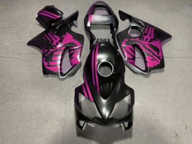 01-03 Crane Noir Mat & Rose CBR600 F4i Carénage Moto
