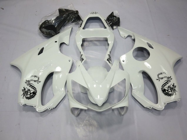 01-03 Dragon Blanc CBR600 F4i Carénage Moto 01-03 Dragon Blanc CBR600 F4i Carénage Moto