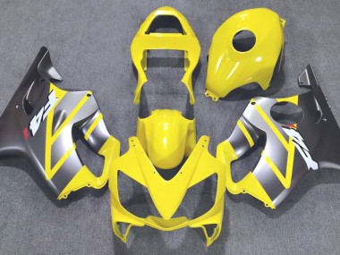 01-03 Jaune & Argent Mat CBR600 F4i Carénage Moto