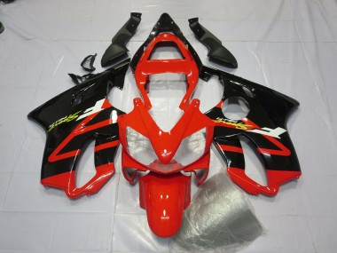01-03 Noir Brillant & Rouge CBR600 F4i Carénage Moto