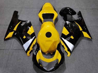 01-03 Noir & Jaune GSXR 600-750 Carénage Moto