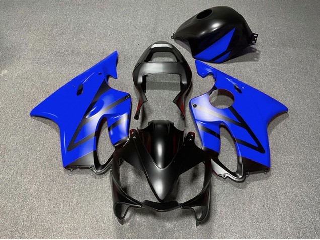 01-03 Noir Mat & Bleu CBR600 F4i Carénage Moto 01-03 Noir Mat & Bleu CBR600 F4i Carénage Moto