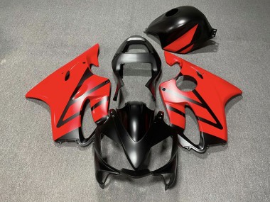 01-03 Noir Mat & Rouge CBR600 F4i Carénage Moto