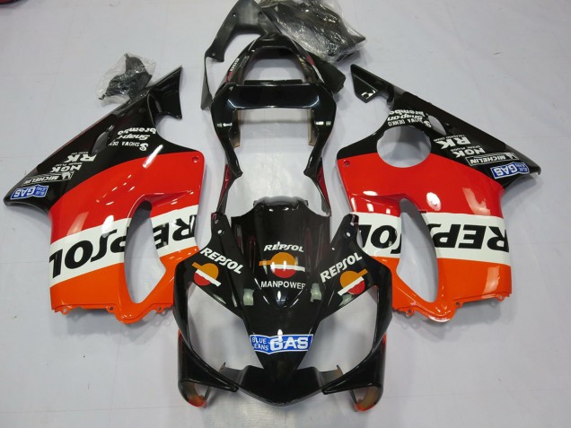 01-03 Noir Repsol CBR600 F4i Carénage Moto 01-03 Noir Repsol CBR600 F4i Carénage Moto