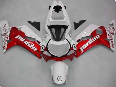 01-03 Rouge Jordan GSXR 600-750 Carénage Moto