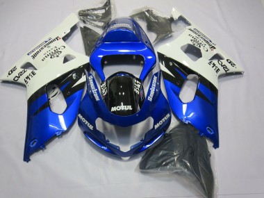 01-03 Rouge Movistar GSXR 600-750 Carénage Moto