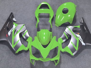 01-03 Vert & Argent Mat CBR600 F4i Carénage Moto