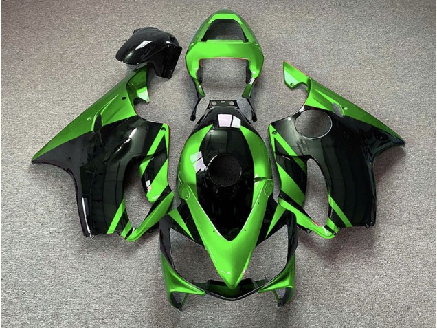 01-03 Vert Brillant & Noir CBR600 F4i Carénage Moto 01-03 Vert Brillant & Noir CBR600 F4i Carénage Moto