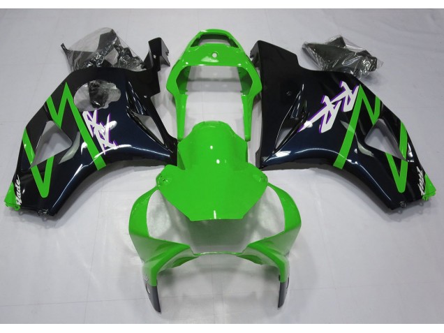 02-03 Noir Brillant & Vert CBR954RR Carénage Moto 02-03 Noir Brillant & Vert CBR954RR Carénage Moto