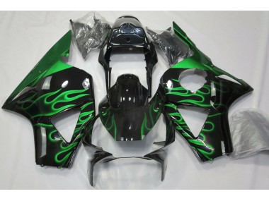 02-03 Vert Flamme CBR954RR Carénage Moto