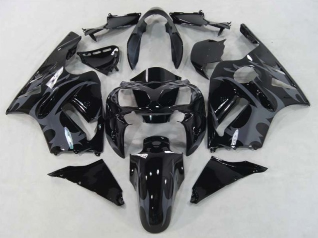 02-05 Guerrier Noir ZX12R Carénage Moto 02-05 Guerrier Noir ZX12R Carénage Moto