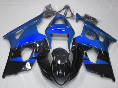 03-04 Bleu Brillant & Noir GSXR 1000 Carénage Moto
