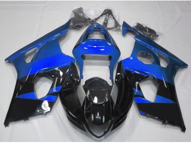 03-04 Bleu Brillant & Noir GSXR 1000 Carénage Moto