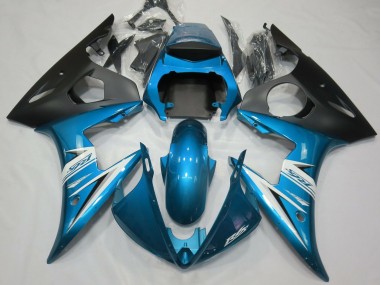 03-04 Bleu Clair & Blanc R6 Carénage Moto