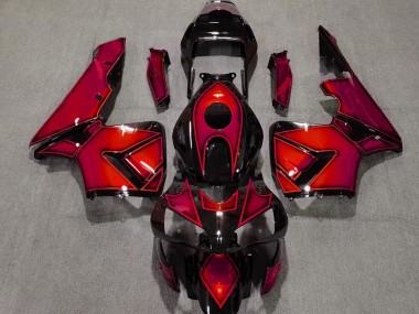 03-04 Conception Spéciale Rouge CBR600RR Carénage Moto