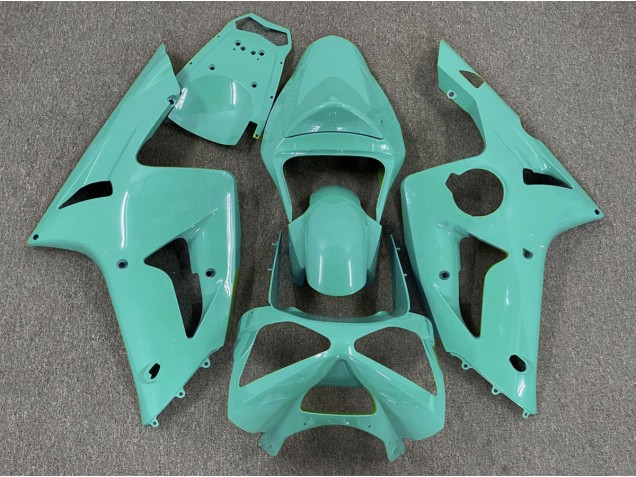 03-04 Cyan Brillant Uni ZX6R Carénage Moto 03-04 Cyan Brillant Uni ZX6R Carénage Moto