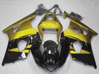03-04 Jaune Brillant & Noir GSXR 1000 Carénage Moto