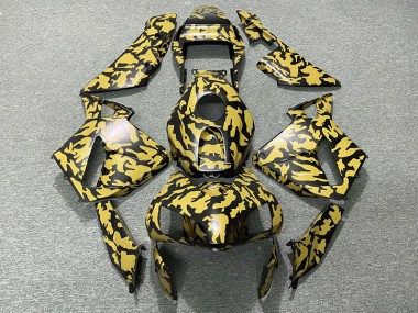 03-04 Jaune Camouflage CBR600RR Carénage Moto