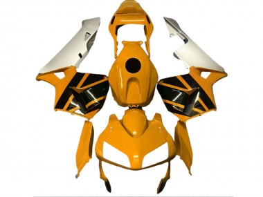 03-04 Jaune Moutarde & Argent Mat CBR600RR Carénage Moto