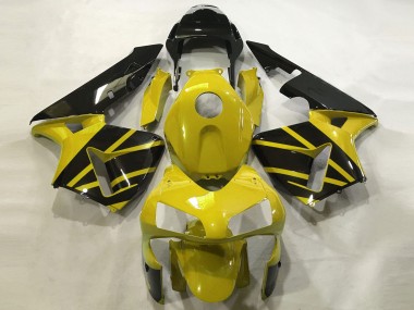 03-04 Jaune Moutarde & Noir Brillant CBR600RR Carénage Moto