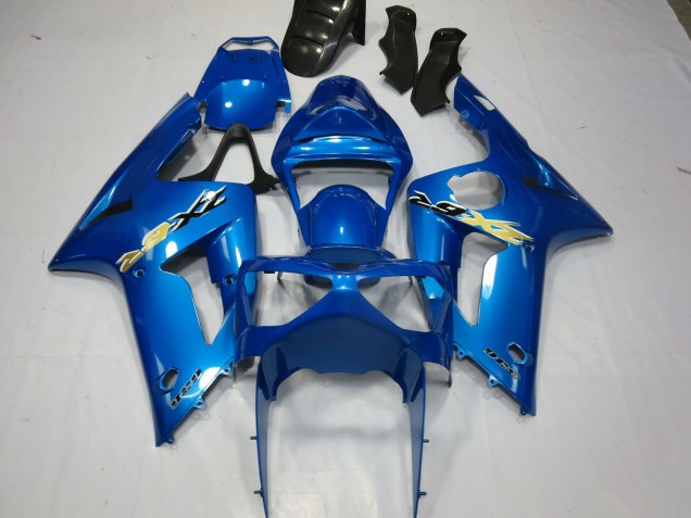 03-04 Ninja Bleu ZX6R Carénage Moto 03-04 Ninja Bleu ZX6R Carénage Moto