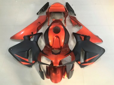 03-04 Orange & Noir Mat CBR600RR Carénage Moto