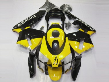 03-04 Puissance Jaune Brillant CBR600RR Carénage Moto