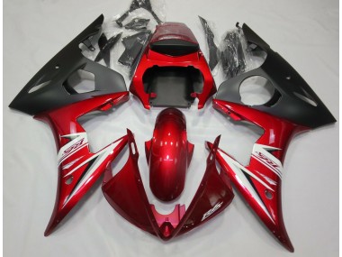 03-04 Rouge Blanc R6 Carénage Moto