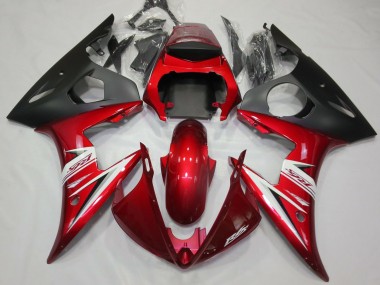 03-04 Rouge Blanc R6 Carénage Moto