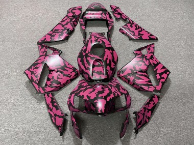 03-04 Rouge Camouflage CBR600RR Carénage Moto