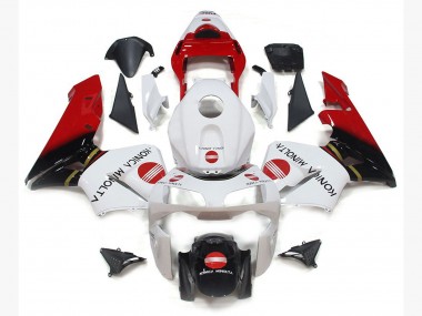 03-04 Rouge Konica Minolta CBR600RR Carénage Moto