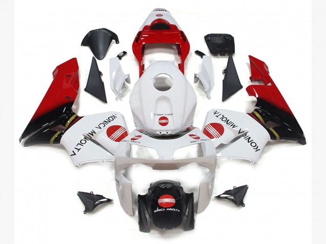 03-04 Rouge Konica Minolta CBR600RR Carénage Moto 03-04 Rouge Konica Minolta CBR600RR Carénage Moto