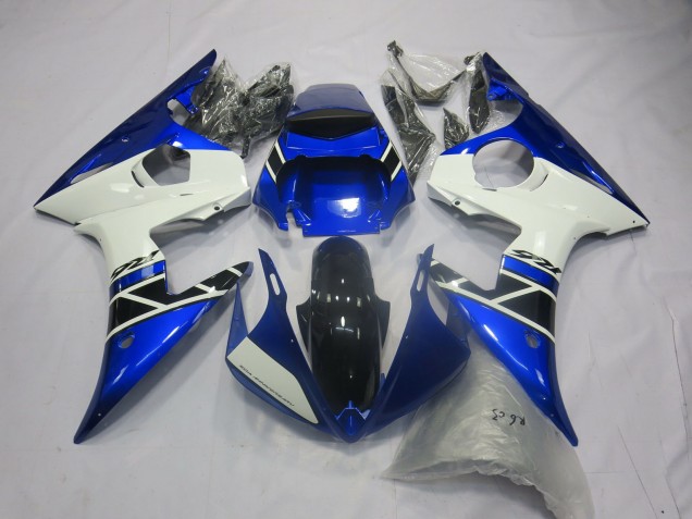 03-04 Style Bleu Blanc OEM R6 Carénage Moto 03-04 Style Bleu Blanc OEM R6 Carénage Moto