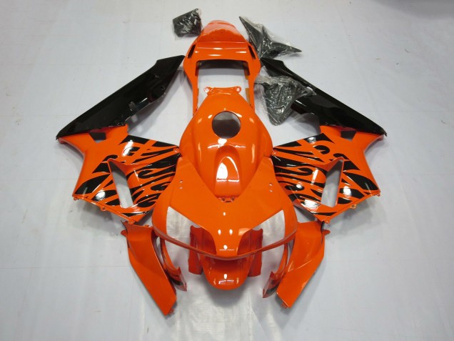 03-04 Tribale Orange CBR600RR Carénage Moto 03-04 Tribale Orange CBR600RR Carénage Moto