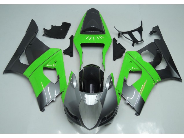 03-04 Vert Argent & Noir GSXR 1000 Carénage Moto 03-04 Vert Argent & Noir GSXR 1000 Carénage Moto