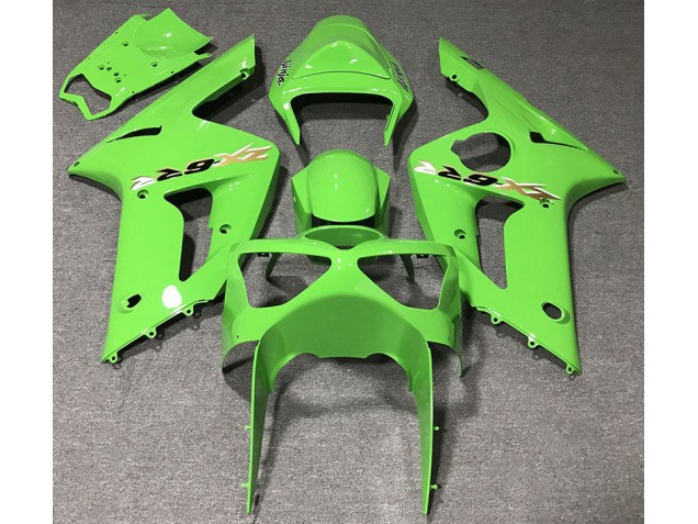 03-04 Vert Clair ZX6R Carénage Moto 03-04 Vert Clair ZX6R Carénage Moto