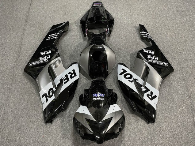 04-05 Argent Noir Repsol CBR1000RR Carénage Moto 04-05 Argent Noir Repsol CBR1000RR Carénage Moto