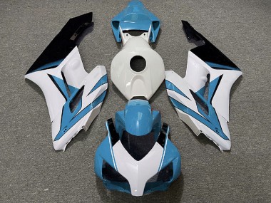 04-05 Blanc Bleu Clair & Noir Brillant CBR1000RR Carénage Moto