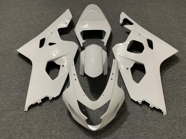 04-05 Blanc Brillant GSXR 600-750 Carénage Moto 04-05 Blanc Brillant GSXR 600-750 Carénage Moto