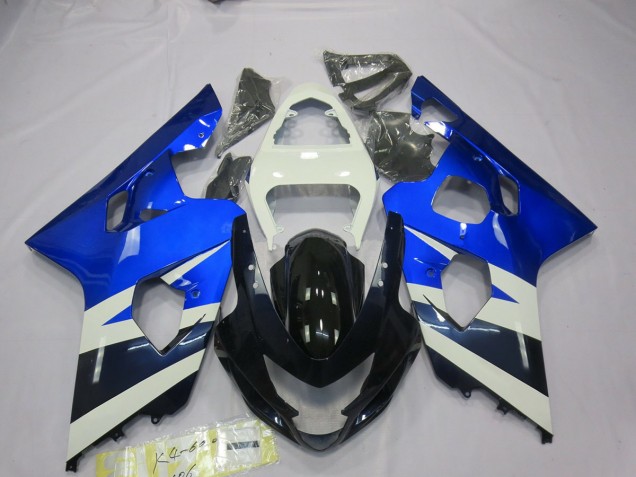 04-05 Bleu Blanc GSXR 600-750 Carénage Moto 04-05 Bleu Blanc GSXR 600-750 Carénage Moto