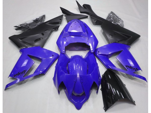 04-05 Bleu Perle & Noir ZX10R Carénage Moto 04-05 Bleu Perle & Noir ZX10R Carénage Moto